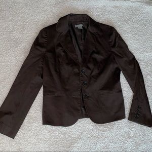 Ann Taylor Brown Blazer Jacket
